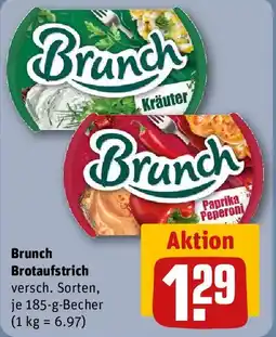 REWE Brunch Brotaufstrich Angebot