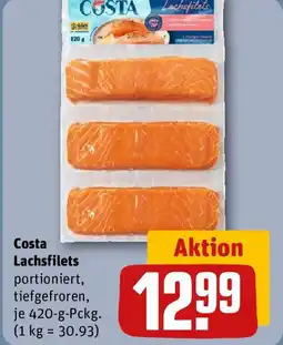 REWE Costa Lachsfilets Angebot