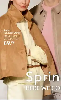 Peek & Cloppenburg Hamburg MARIE LUND COLLECTION Jacke in Leder-Optik Angebot