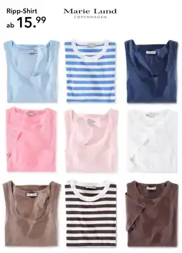 Peek & Cloppenburg Hamburg Marie Lund Ripp-Shirt Angebot