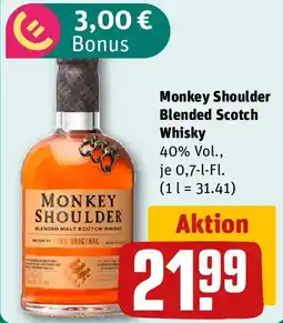 REWE Monkey Shoulder Blended Scotch Whisky Angebot