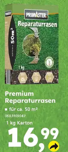 Globus Baumarkt PRIMASTER Premium Reparaturrasen Angebot