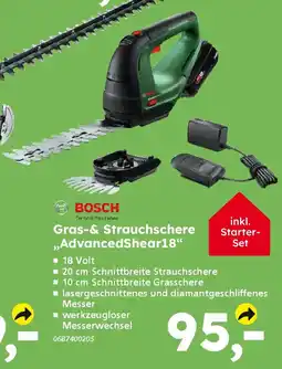 Globus Baumarkt BOSCH Gras-& Strauchschere ,,AdvancedShear18" Angebot
