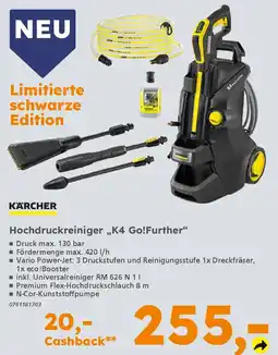 Globus Baumarkt KARCHER Hochdruckreiniger „K4 Go!Further" Angebot
