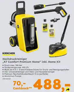 Globus Baumarkt KÄRCHER Hochdruckreiniger ,,K7 Comfort Premium Home" inkl. Home Kit Angebot