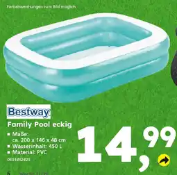 Globus Baumarkt Bestway Family Pool eckig Angebot