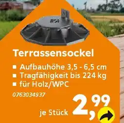Globus Baumarkt Terrassensockel Angebot