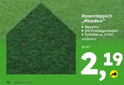 Globus Baumarkt Rasenteppich ,,Meadow" Angebot