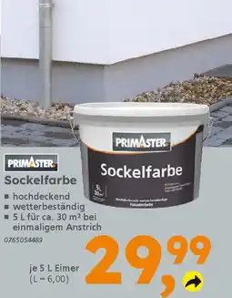 Globus Baumarkt PRIMASTER Sockelfarbe Angebot