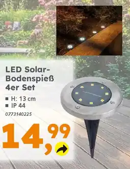 Globus Baumarkt LED Solar- Bodenspieẞ Angebot