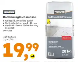 Globus Baumarkt PRIMASTER Bodenausgleichsmasse Angebot