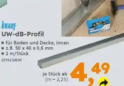 Globus Baumarkt KNAUF UW-dB-Profil Angebot
