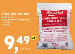Globus Baumarkt Spezial Siede-Salz-Tabletten Angebot