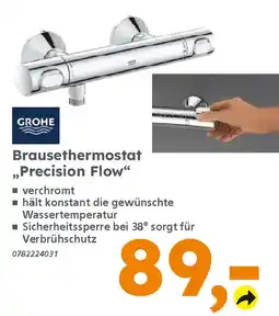 Globus Baumarkt GROHE Brausethermostat ,,Precision Flow" Angebot