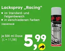 Globus Baumarkt Lackspray,,Racing" Angebot