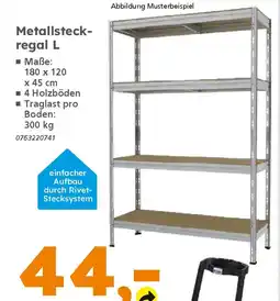 Globus Baumarkt Metallsteckregal L Angebot