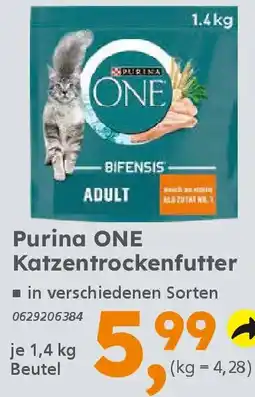 Globus Baumarkt Purina ONE Katzentrockenfutter Angebot