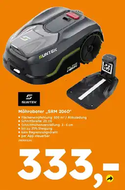 Globus Baumarkt SUNTEK Mähroboter,,SRM 2060" Angebot
