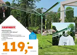 Globus Baumarkt LEIFHEIT Wäschespinne ,,Linomatic 400 deluxe" Angebot