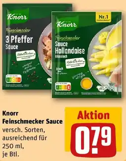 REWE Knorr Feinschmecker Sauce Angebot