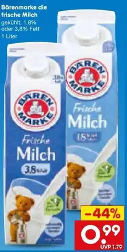 Netto Marken-Discount Bärenmarke Die Frische Milch Angebot