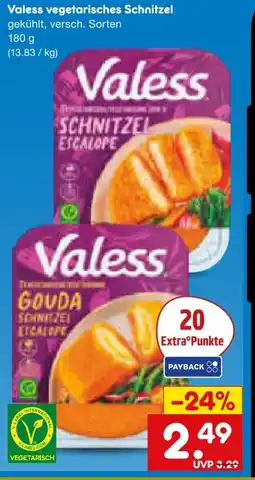 Netto Marken-Discount Valess Vegetarische Schnitzel Angebot