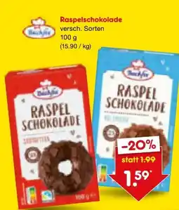 Netto Marken-Discount Backfee Raspel-Schokolade Angebot