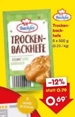 Netto Marken-Discount Backfee Trockenbackhefe Angebot