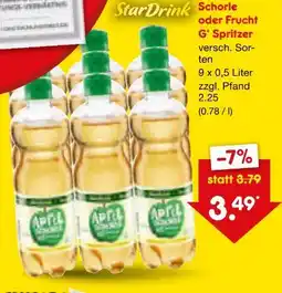 Netto Marken-Discount Star Drink Schorle Angebot