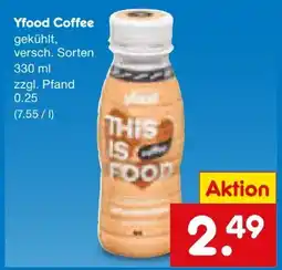 Netto Marken-Discount YFood Coffee Trinkmahlzeiten Angebot