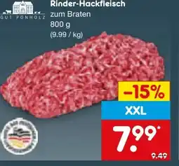 Netto Marken-Discount Gut Ponholz XXL Rinder-Hackfleisch Angebot