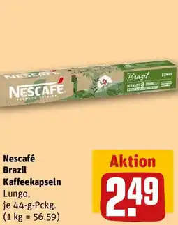 REWE Nescafé Brazil Kaffeekapseln Angebot