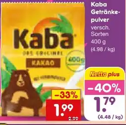 Netto Marken-Discount Kaba Getränkepulver Angebot