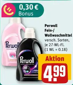 REWE Perwoll Fein-/ Wollwaschmittel Angebot