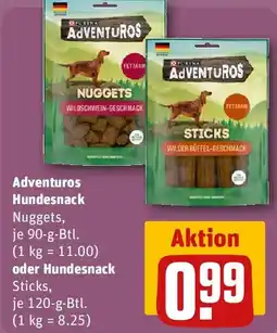 REWE Adventuros Hundesnack oder Hundesnack Angebot