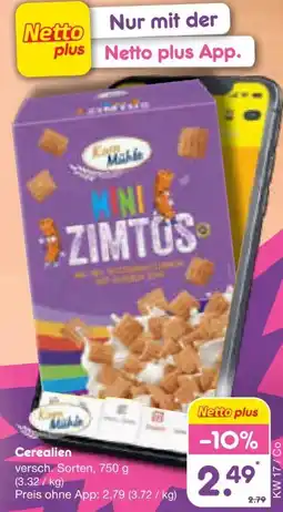 Netto Marken-Discount Korn Mühle Cerealien Angebot
