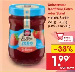 Netto Marken-Discount Schwartau Konfitüre Extra Angebot