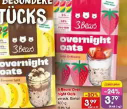 Netto Marken-Discount 3Bears Overnight Oats Angebot