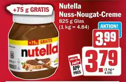 HIT Nutella Nuss-Nougat-Creme Angebot