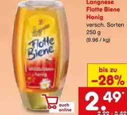 Netto Marken-Discount Langnese Honig Flotte Biene Angebot