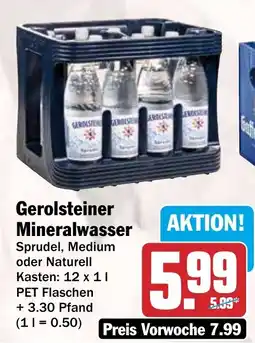 HIT Gerolsteiner Mineralwasser Angebot