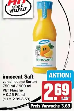 HIT innocent Saft Angebot