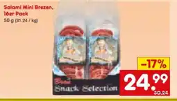 Netto Marken-Discount Breu Salami Mini Brez'n Angebot