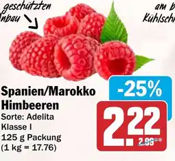 HIT Spanien/Marokko Himbeeren Angebot