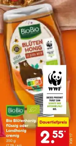 Netto Marken-Discount BioBio Bio Blütenhonig Angebot