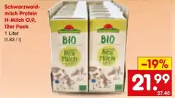 Netto Marken-Discount Schwarzwaldmilch Protein H-Milch Angebot