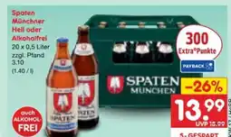 Netto Marken-Discount Spaten Münchner Hell Angebot