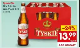 Netto Marken-Discount Tyskie Pils Angebot