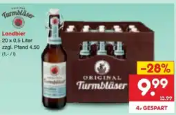 Netto Marken-Discount Original Turmbläser Landbier Angebot