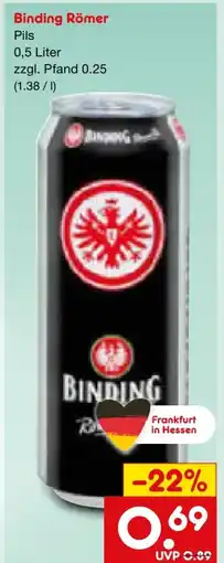 Netto Marken-Discount Binding Römer Pils Angebot